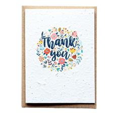 Thank you Seed Paper Card
