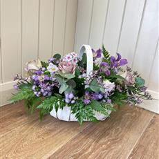 Purple and Lilac Basket
