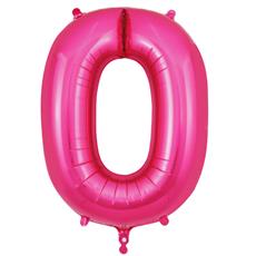 Pink Jumbo 0 Balloon