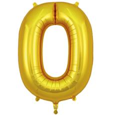 Gold Jumbo 0 Balloon