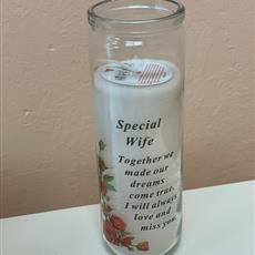 Memorial Candle - Wife