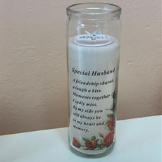 Memorial Candle - Husband