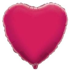 Fuchsia pink heart balloon