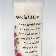 memorial candle - mum