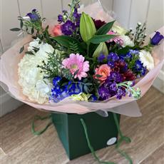 Mixed seasonal handtied bouquet