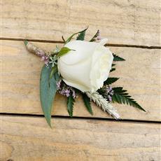 Farewell Rose Boutonniere 