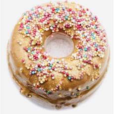 Toffee &amp; Caramel Donut bath bomb