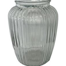 Ribbed Vase (wide)