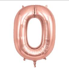 Rose Gold Jumbo 0 Balloon