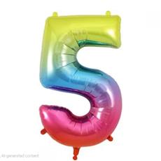 Rainbow Jumbo 5 balloon