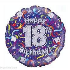 Happy 18th Birthday Balloon 