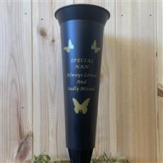 Butterfly Grave Vase