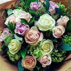Rustic Roses Bouquet | Roses of Rosehill | Carshalton Florist
