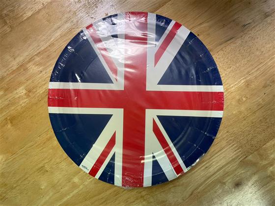 Union Jack Paper Plates
